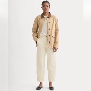 Everlane Utility Barrel Pant In Bone